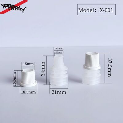 8.6mm Inner-Dia PE Plastic Screw Cap Portable and Durable Spout Lids for Spouted Bags (tấm nén nhựa có đường kính 0,6mm)