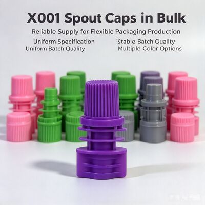 8.6mm Inner-Dia PE Plastic Screw Cap Portable and Durable Spout Lids for Spouted Bags (tấm nén nhựa có đường kính 0,6mm)