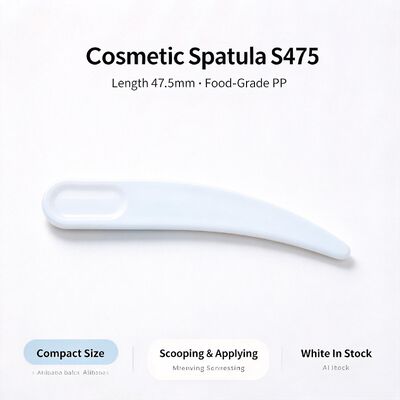 S475 47,5mm Spatula mỹ phẩm PP cấp thực phẩm.
