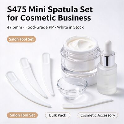 S475 47,5mm Spatula mỹ phẩm PP cấp thực phẩm.