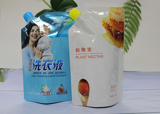 Túi nhựa có thể tái sử dụng Túi đựng thức ăn cho trẻ em / Chất lỏng BPA In ống đồng miễn phí